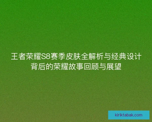 王者荣耀S8赛季皮肤全解析与经典设计背后的荣耀故事回顾与展望